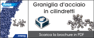 Ampere Italia Graniglia d'acciaio in cilindretti